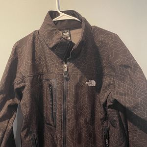 The North Face Summit Series Windstopper Women's BLACK PURPLE Full Zip Jacket Si